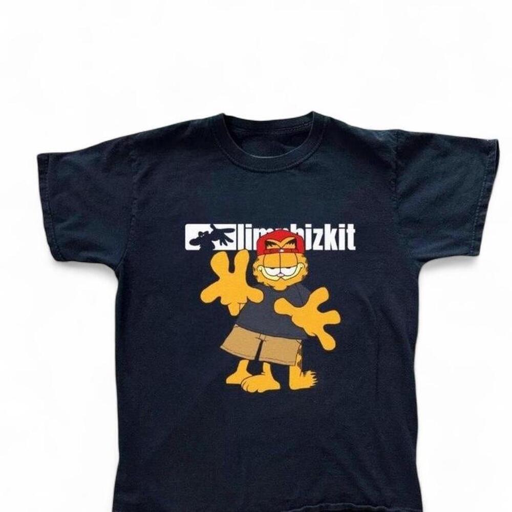 Limp Bizkit Guy In Flame Black T Shirt